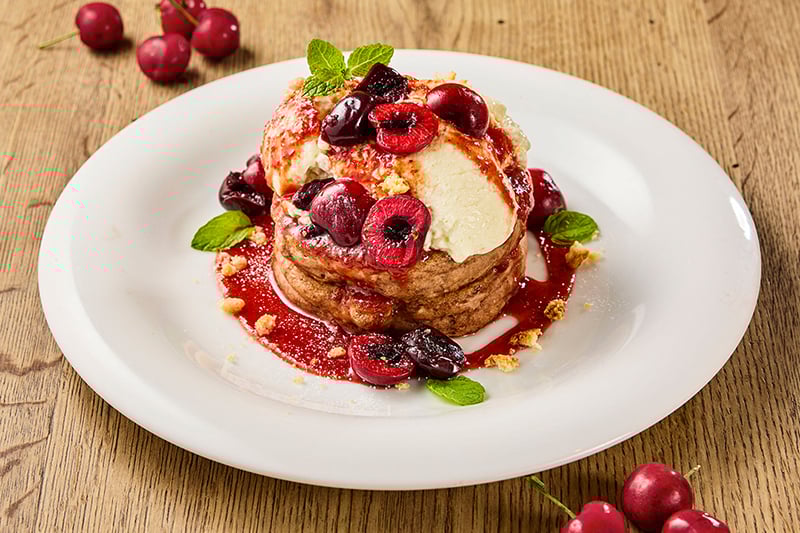 【期間限定】6月5日より「アメリカンチェリー パンケーキ」が登場！